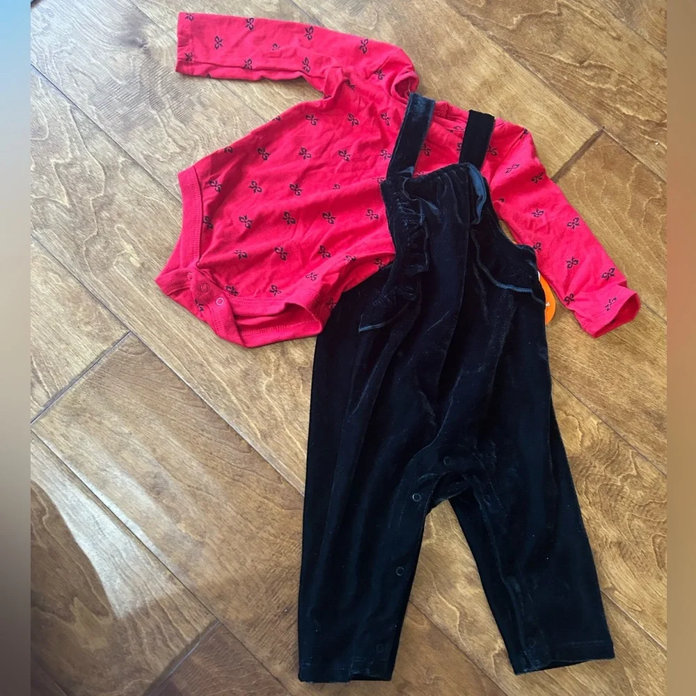 NWOT size 6-9 months Wonder Nation holiday pant set